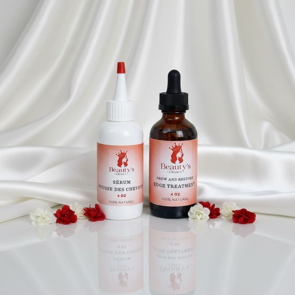 Soin Fortifiant pour les Contours & Serum pousse. Cheveux